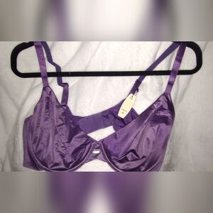 Victoria's Secret Satin Purple Bra